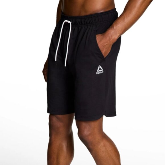 Reebok Men's and Big Men's Core 9" Shorts, Large, Black - Picture 1 of 13